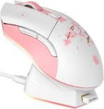 Dareu sakura pink wireless gaming mouse with charging dock rechargeabl.jpg