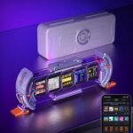 Divoom times gate cyberpunk gaming setup digital clock with smart ap.jpg