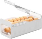 Egg holder for fridge automatic rolling egg organizer for refrigerator.jpg