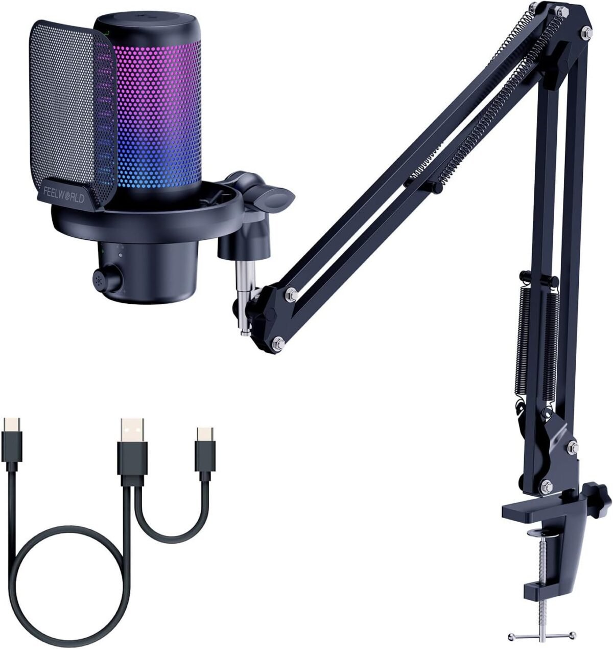 Feelworld vm1 gaming pc usb microphone condenser mic with noise cancel.jpg
