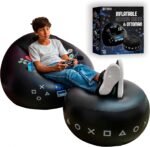 Franfusion inflatable gaming chair for kids teens with cup holders a.jpg