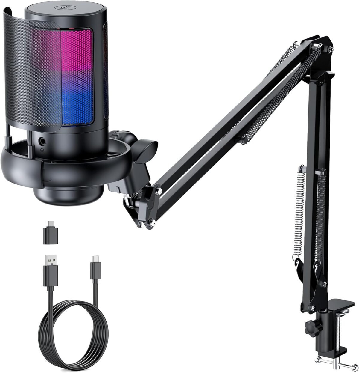 Gaming usb microphone for pc computer condenser mic with boom arm r.jpg