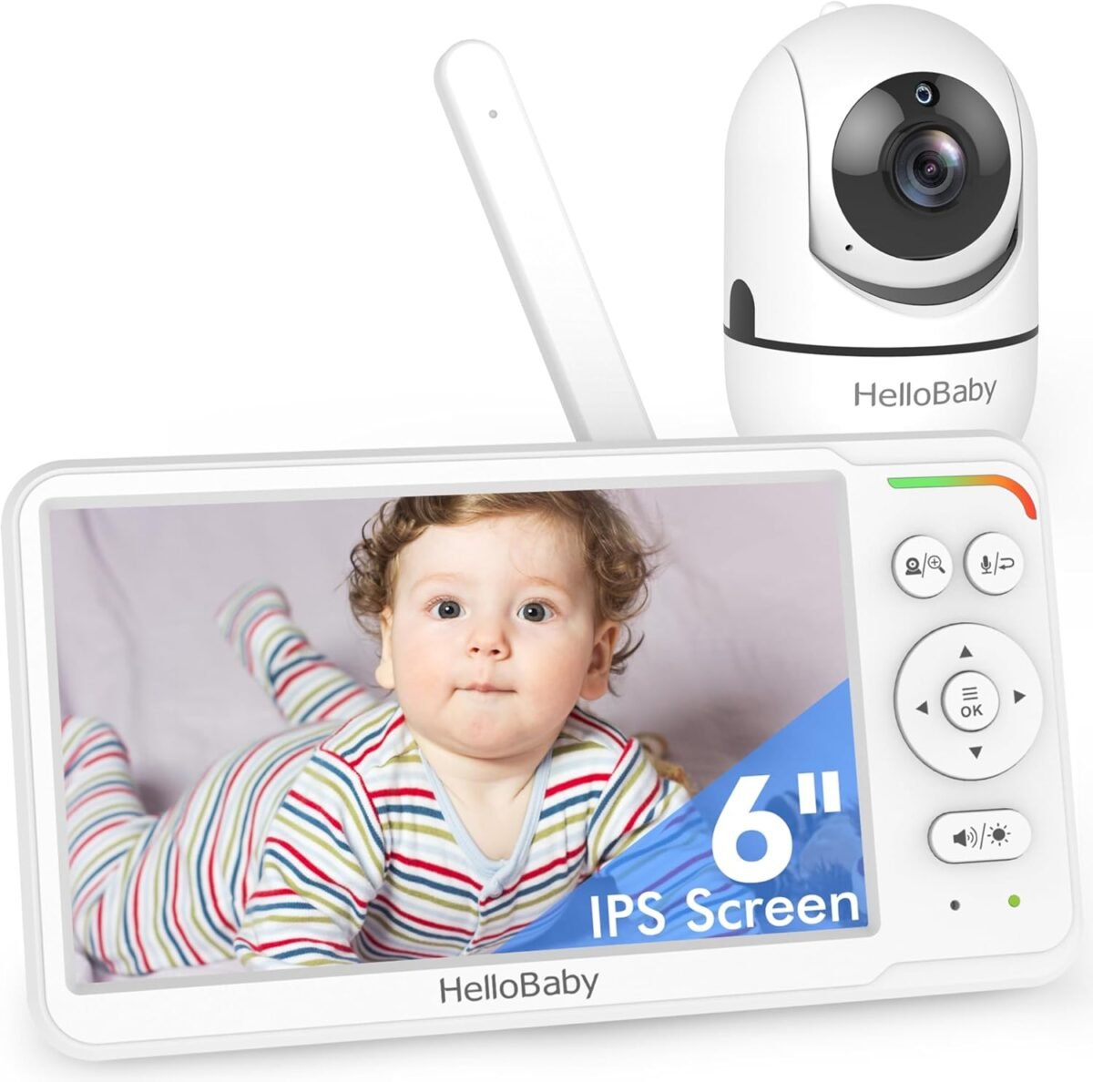 Hellobaby baby monitor with 6 world first ips screen 30 hrs battery.jpg