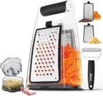 Joined cheese grater with garlic crusher box grater vegetable shredde.jpg