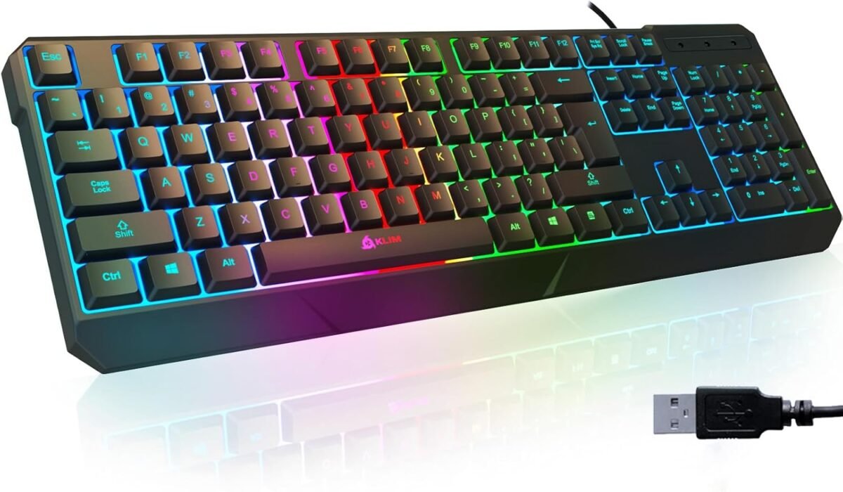 Klim chroma gaming keyboard wired usb new durable ergonomic waterp.jpg