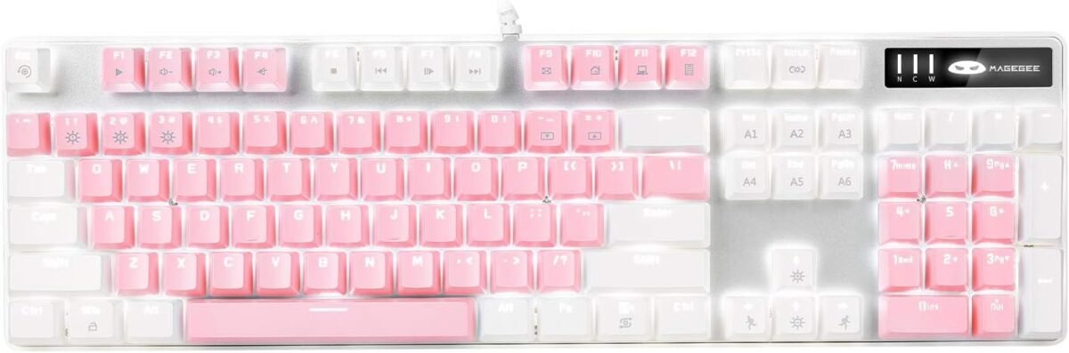Magegee mechanical gaming keyboard new upgraded blue switch 104 keys.jpg