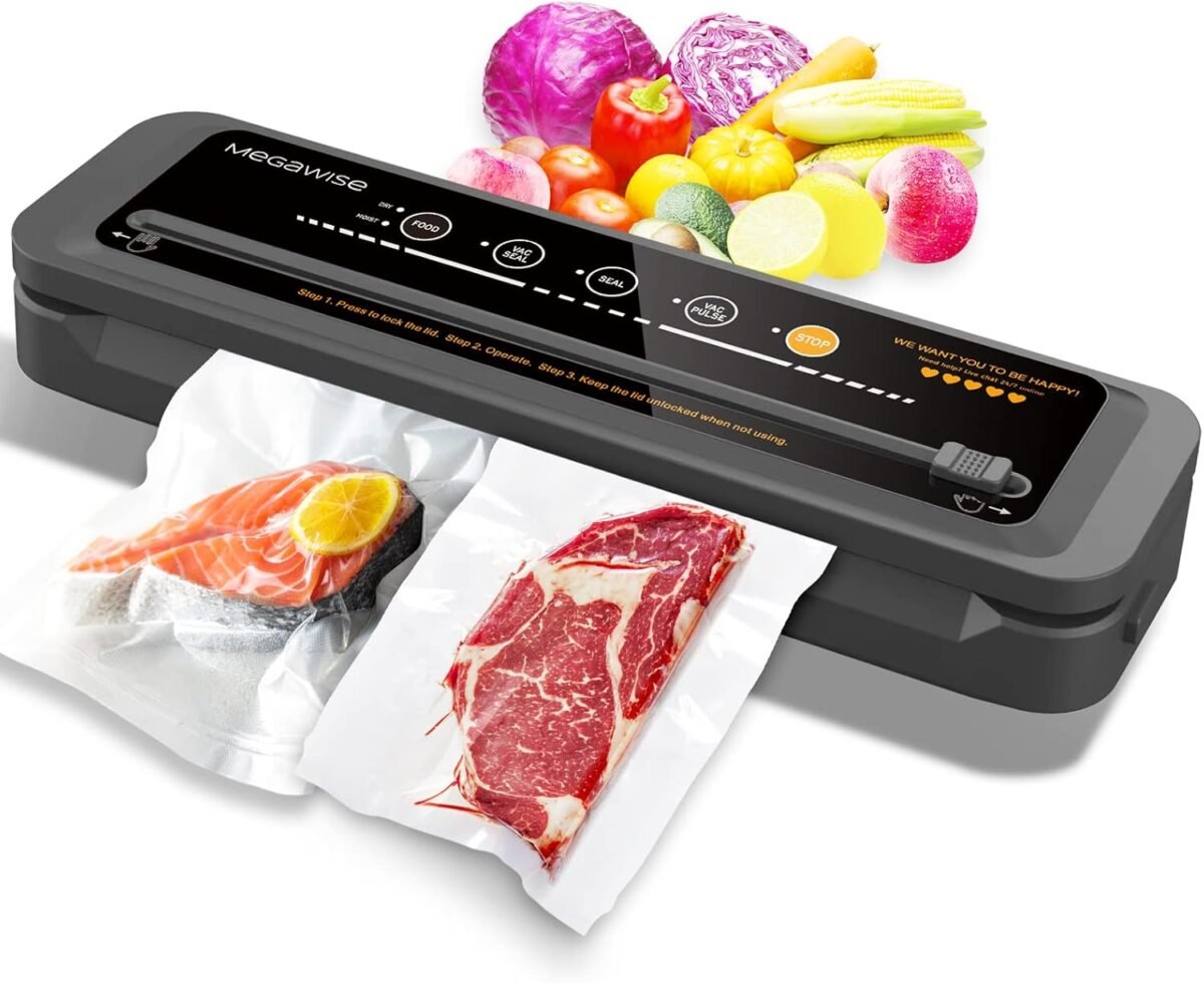 Megawise vacuum sealer machine 80kpa suction power bags and cutter.jpg