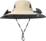 Men women wide brim sun hats with 2 solar fan waterproof breathable bu.jpg