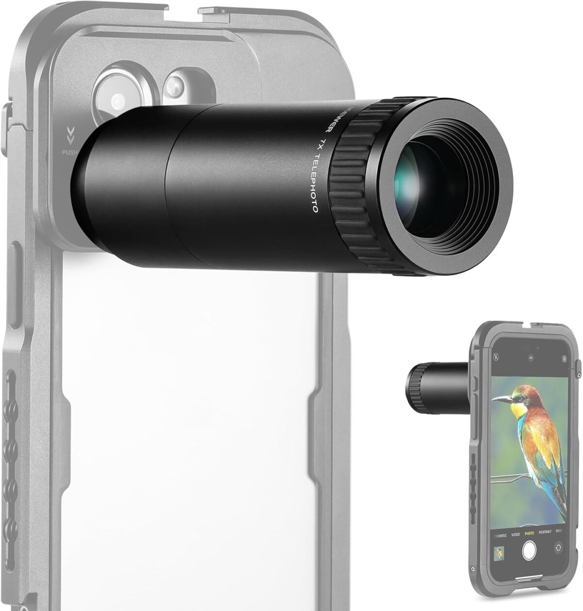 Neewer hd telephoto lens only for 17mm thread backplate 7x magnificat.jpg