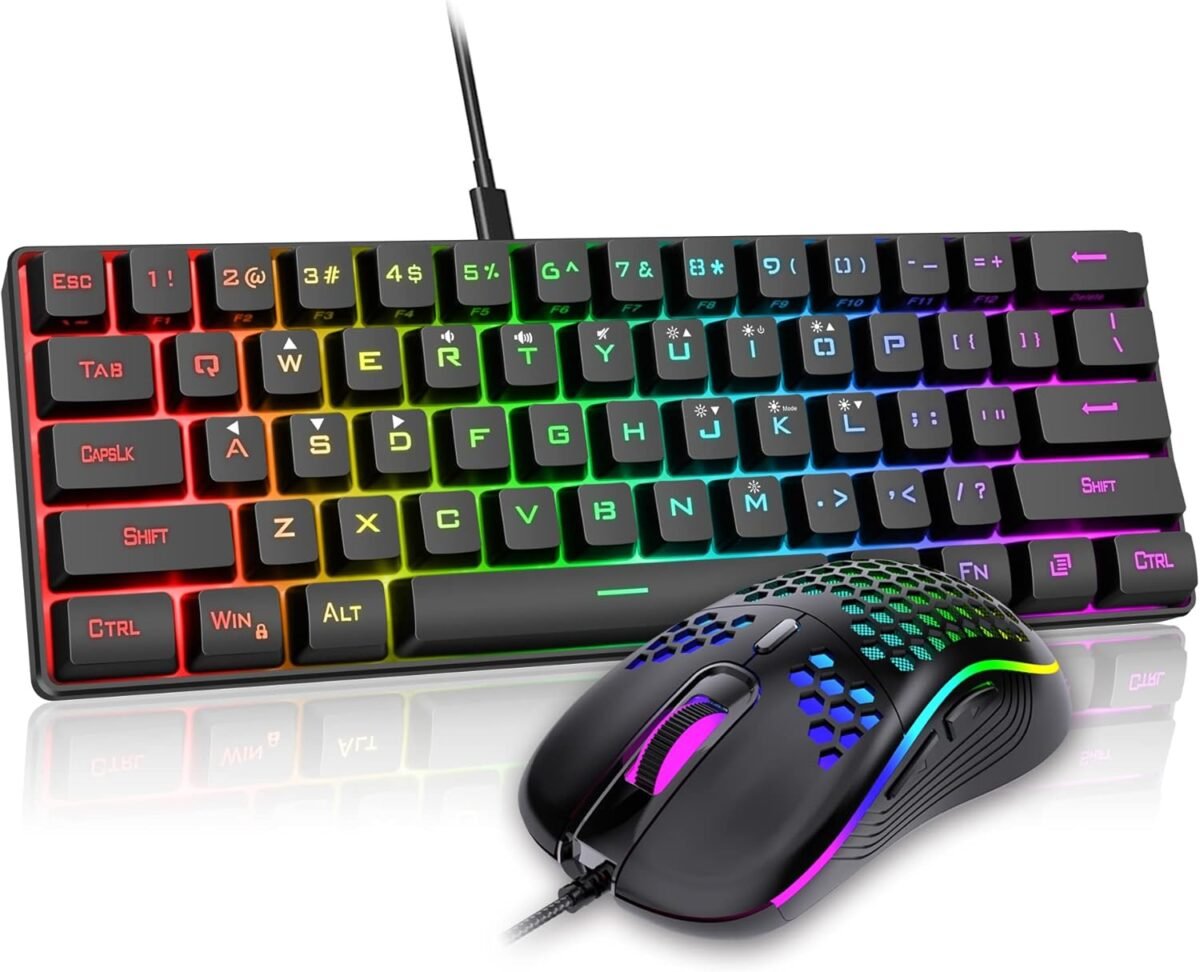 Redthunder 60 gaming keyboard and mouse combo ultra compact 61 keys.jpg
