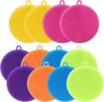 Silicone dish scrubber 12 pack silicone sponge dish brush food grade.jpg