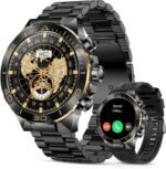 Smart watch for men answermake call for android iphone 1.43 amoled.jpg