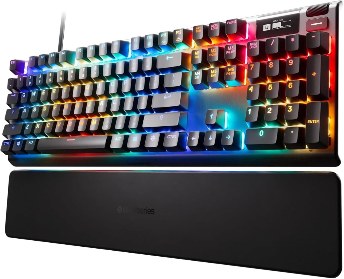 Steelseries apex pro hypermagnetic gaming keyboard — adjustable actuat.jpg