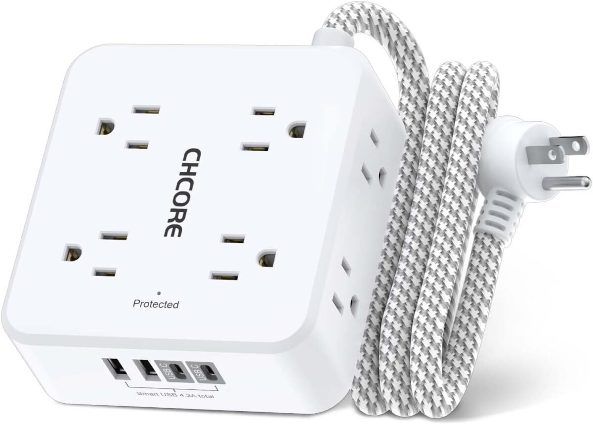 Surge protector power strip chcore 5ft braided extension cord with 8.jpg