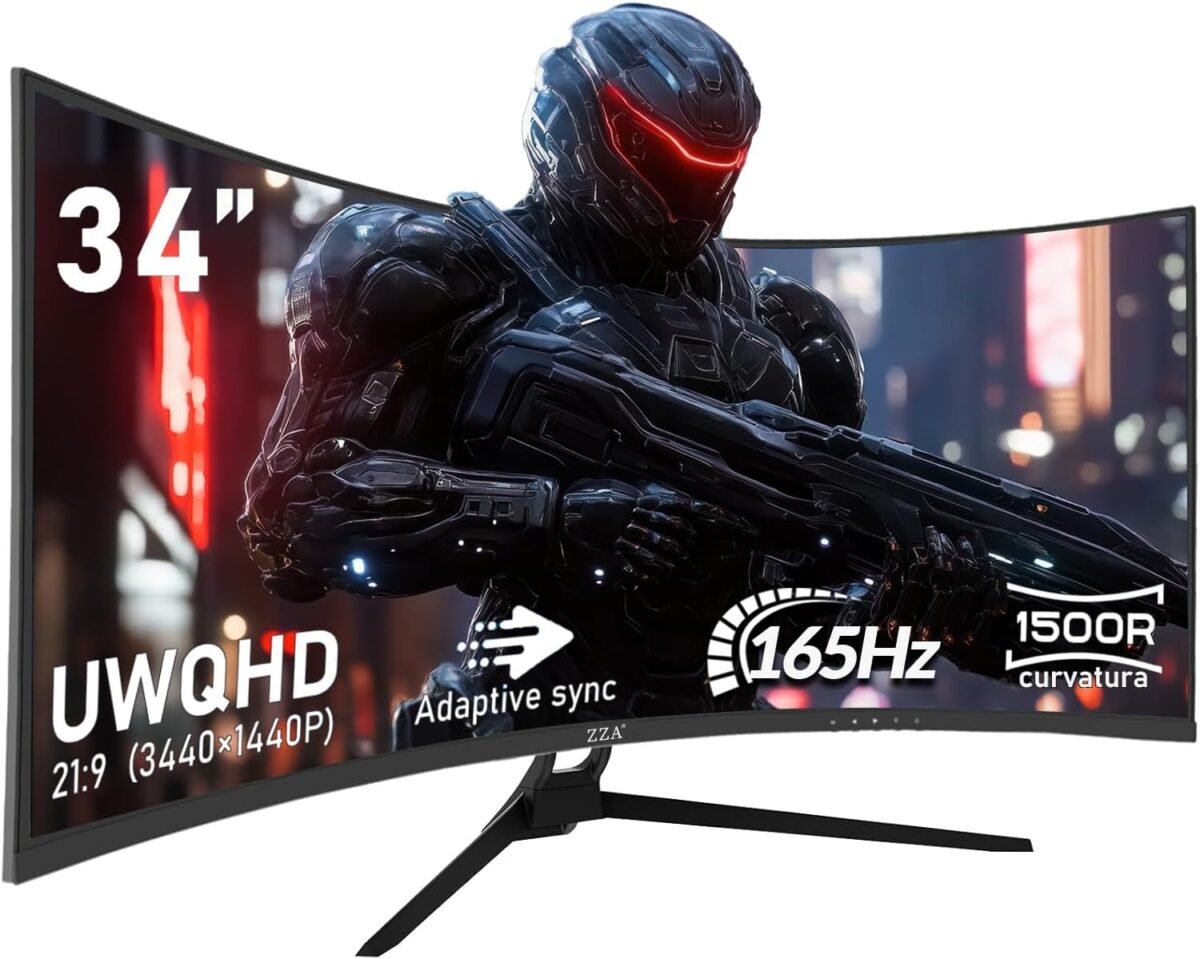 Zza ultrawide 34 inch curved monitor 1500r pc screen 165hz refresh rat.jpg