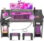 Armocity computer desk with led lights 55 inch desk with power outlet.jpg