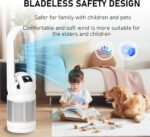 1751664773 heatit bladeless fan with remote and air purifier tower fan 80° oscill.jpg