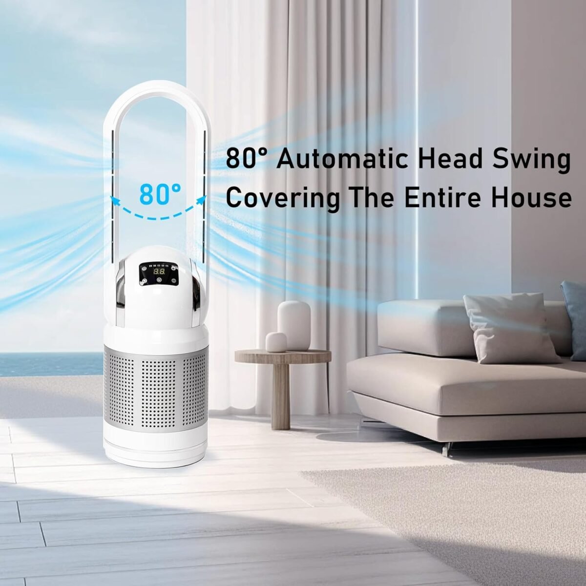 1751664776 heatit bladeless fan with remote and air purifier tower fan 80° oscill.jpg