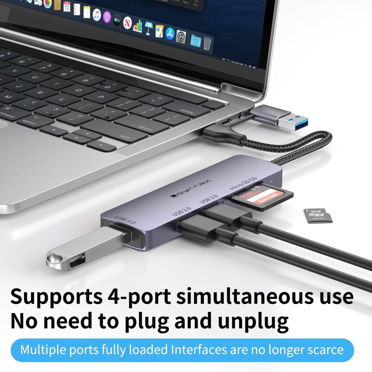 1751679424 usb c hub with sdtf card reader 3 usb ports usb 3.0 usb 2.0 co.jpg