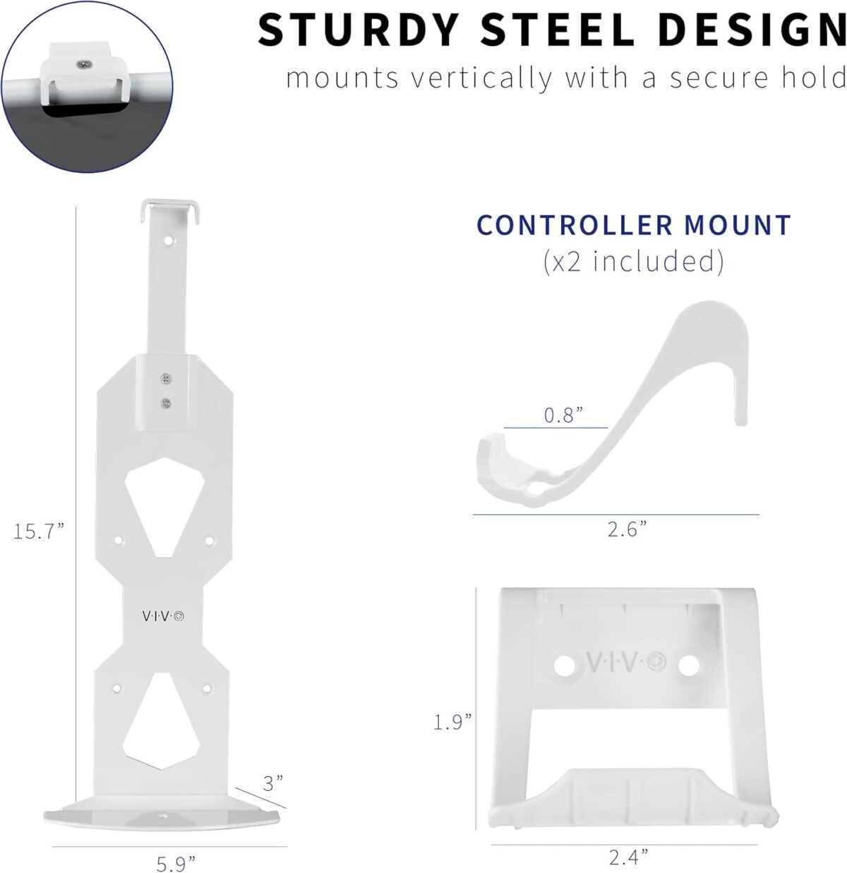 1751686303 vivo steel wall mount bracket designed for ps5 gaming console vertica.jpg