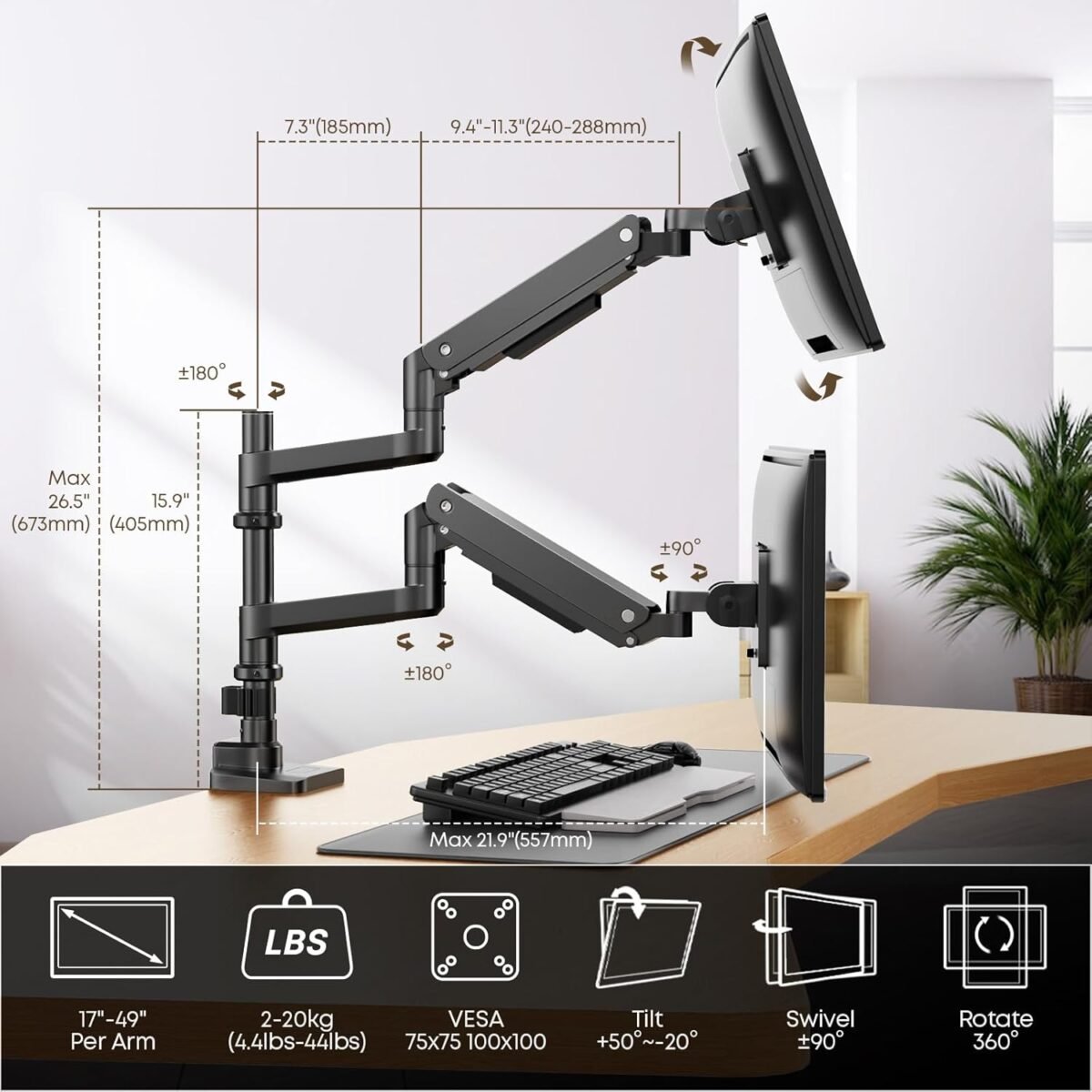 1751759346 putorsen 17 49 inch premium aluminum heavy duty dual monitor arm for u.jpg
