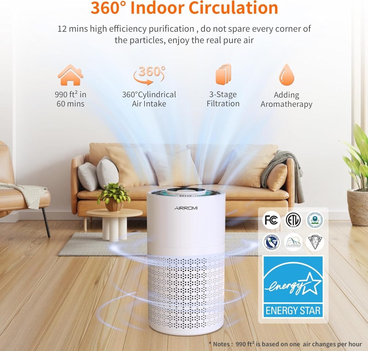 1751865303 airromi air purifier for bedroom with hepa 3 in 1 filter pet air puri.jpg