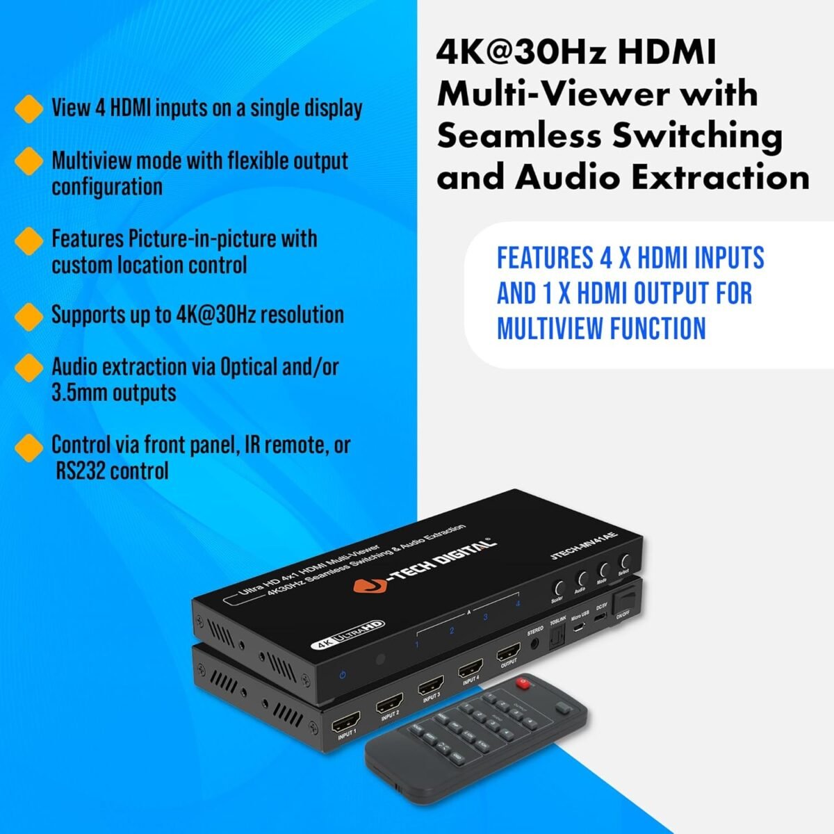 1752285582 j tech digital 4k hdmi multiviewer switch 4 in 1 out 4x1 4k 30hz hdmi.jpg