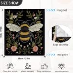 1752373005 bee magnet dishwasher coverflower plant magnet sticker fridge panel d.jpg