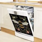 1752373007 bee magnet dishwasher coverflower plant magnet sticker fridge panel d.jpg