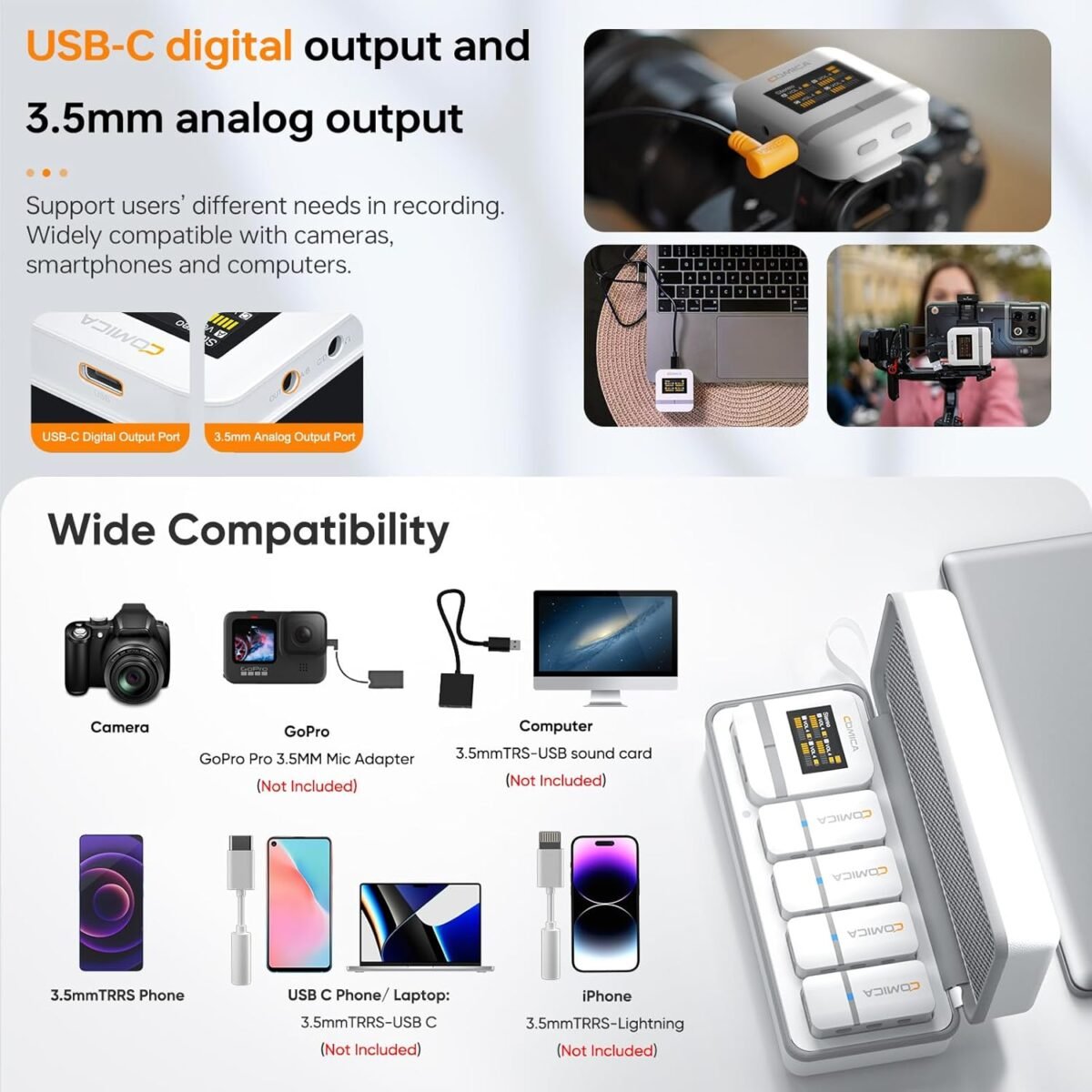 1752441891 comica vimo q 4 channel wireless lavalier microphone system with noise.jpg