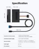 1752458192 graugear 5.25 inch 10gbps usb 3.2 pc front panel card reader with audi.jpg