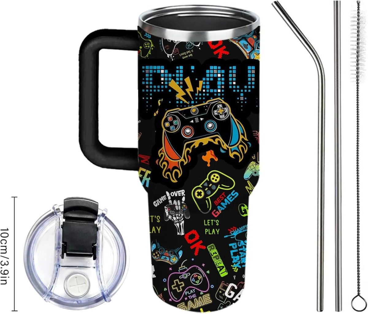1752551991 gamer gifts for men boys tumbler with handle and straws 40oz stainless.jpg