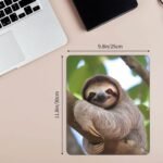 1752554099 square mouse pad with non slip rubber base a sloth on a tree branch mo.jpg