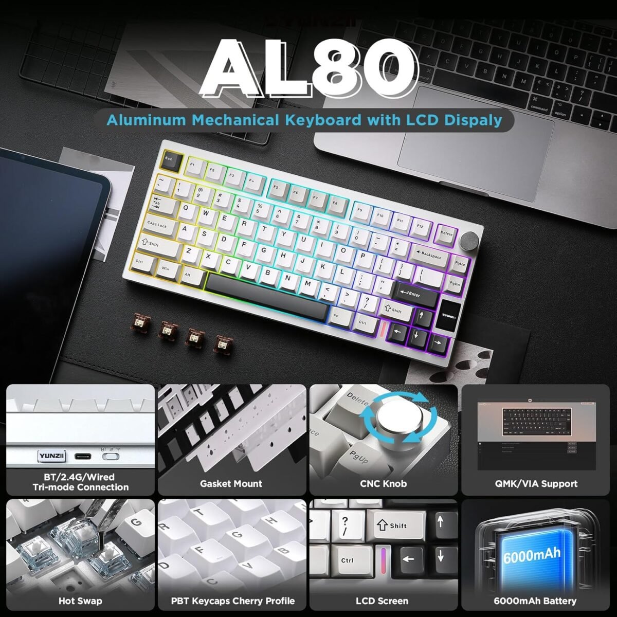 1752812241 yunzii al80 wireless mechanical keyboardfull aluminum cnc smart lcd.jpg