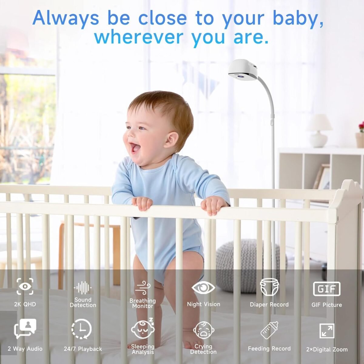 1752885647 rraycom smart baby monitor with floor stand 2k crib camera with ai br.jpg