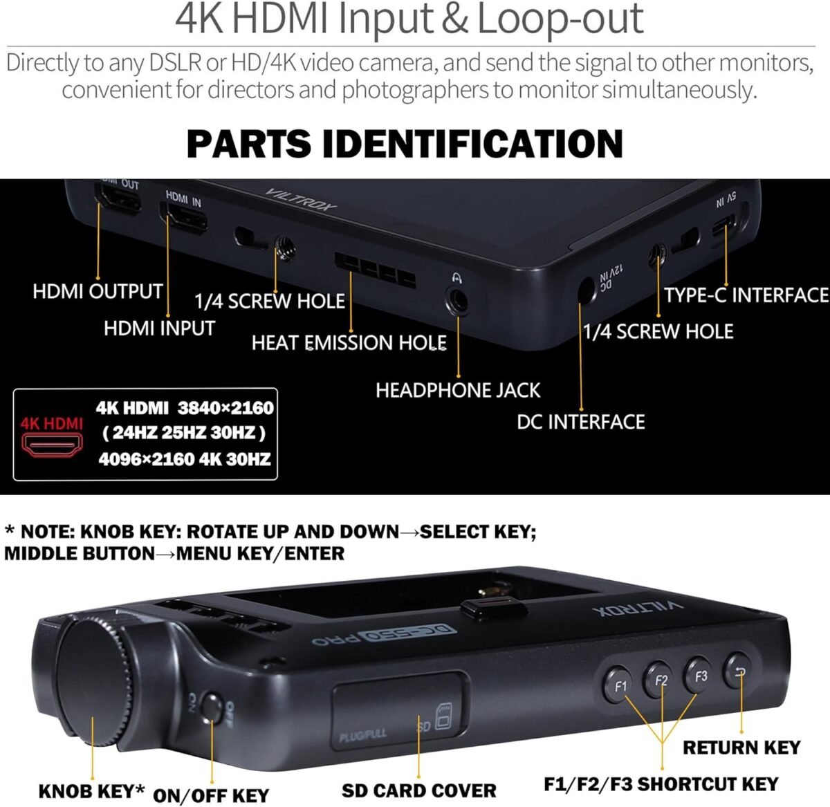 1753220813 viltrox camera field monitor dc 550pro 5.5 kit touch screen 4k hdmi d.jpg