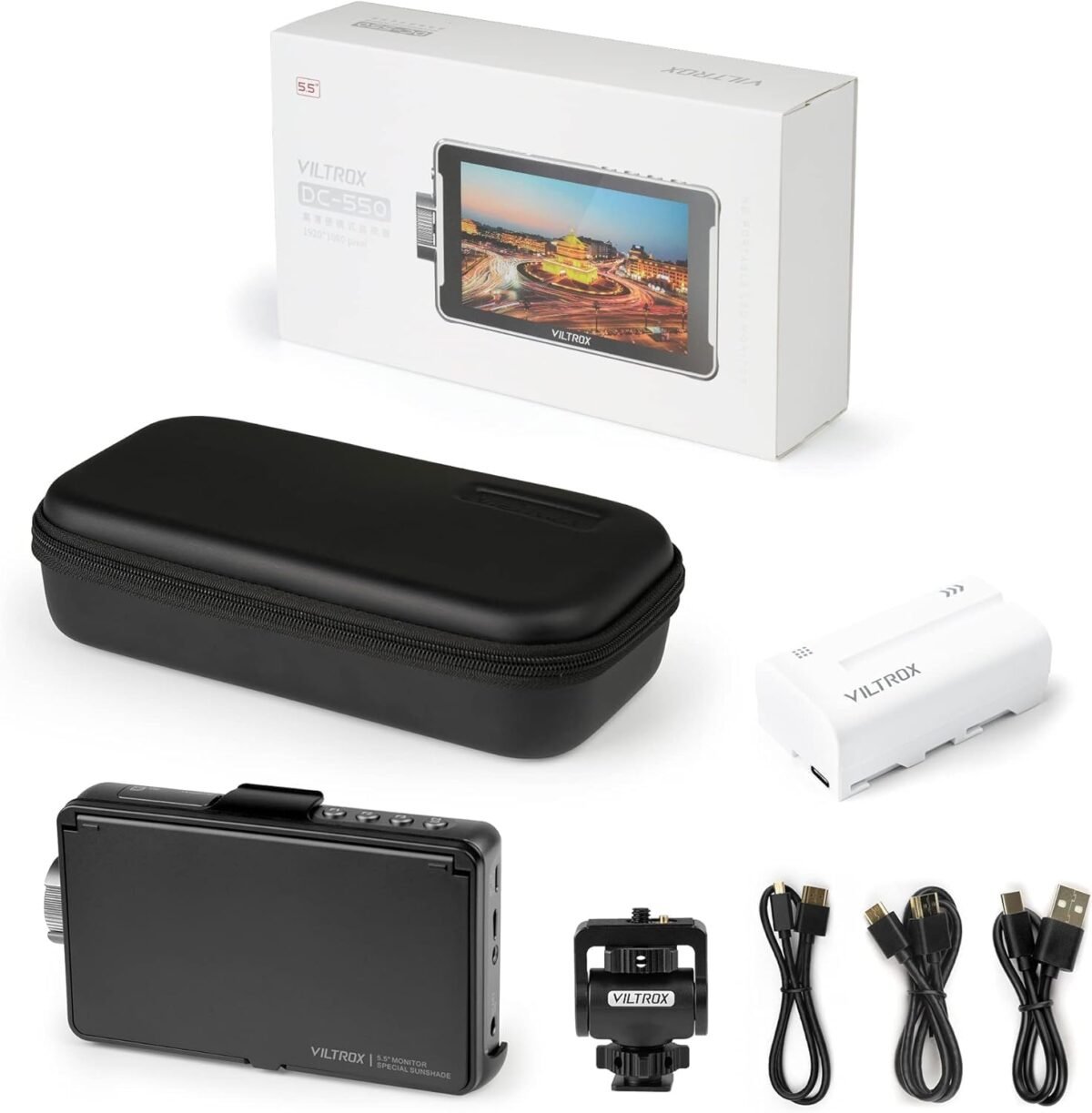1753220814 viltrox camera field monitor dc 550pro 5.5 kit touch screen 4k hdmi d.jpg