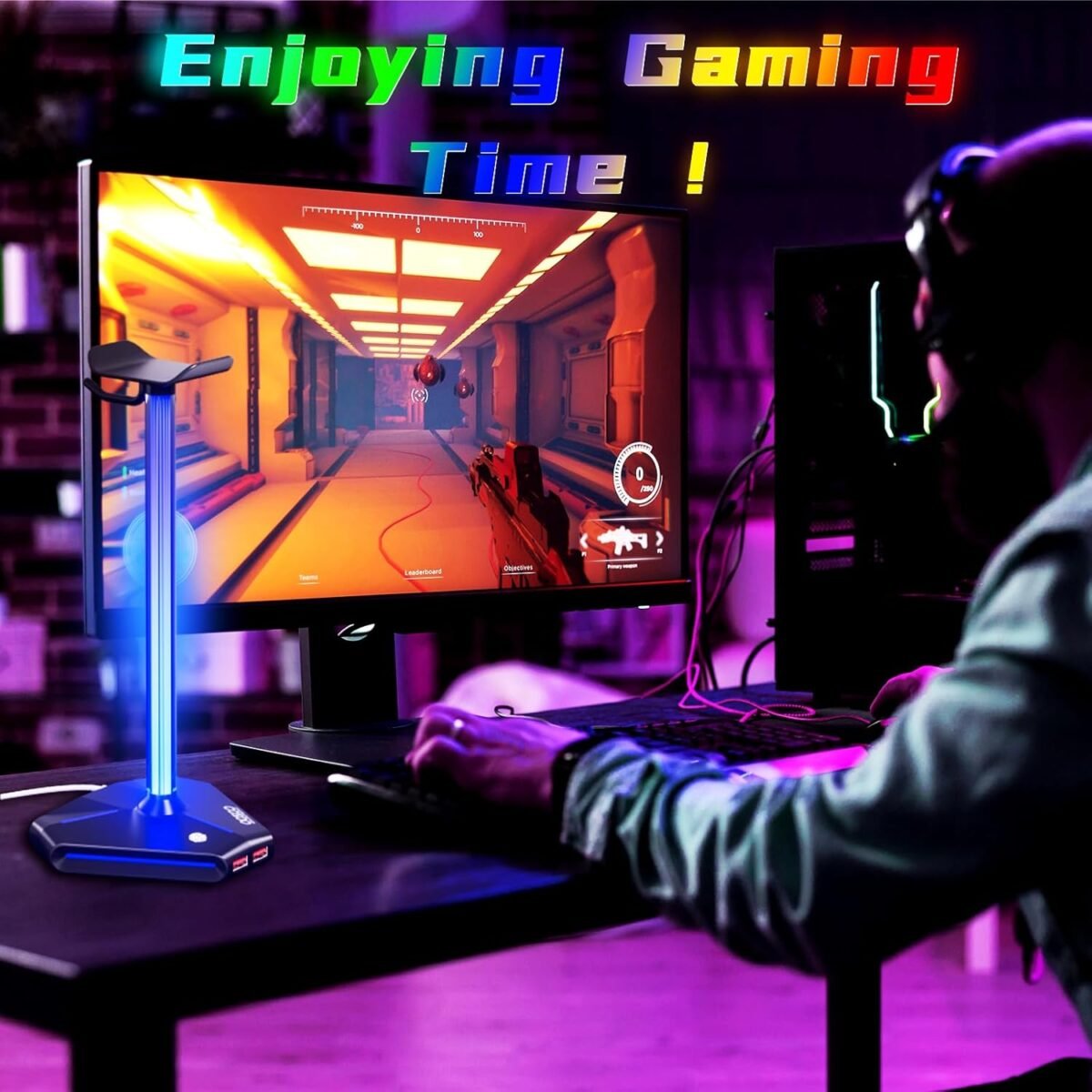 1753417822 cozoo rgb headphone stand with 2 usb2.0 extension charging port extend.jpg