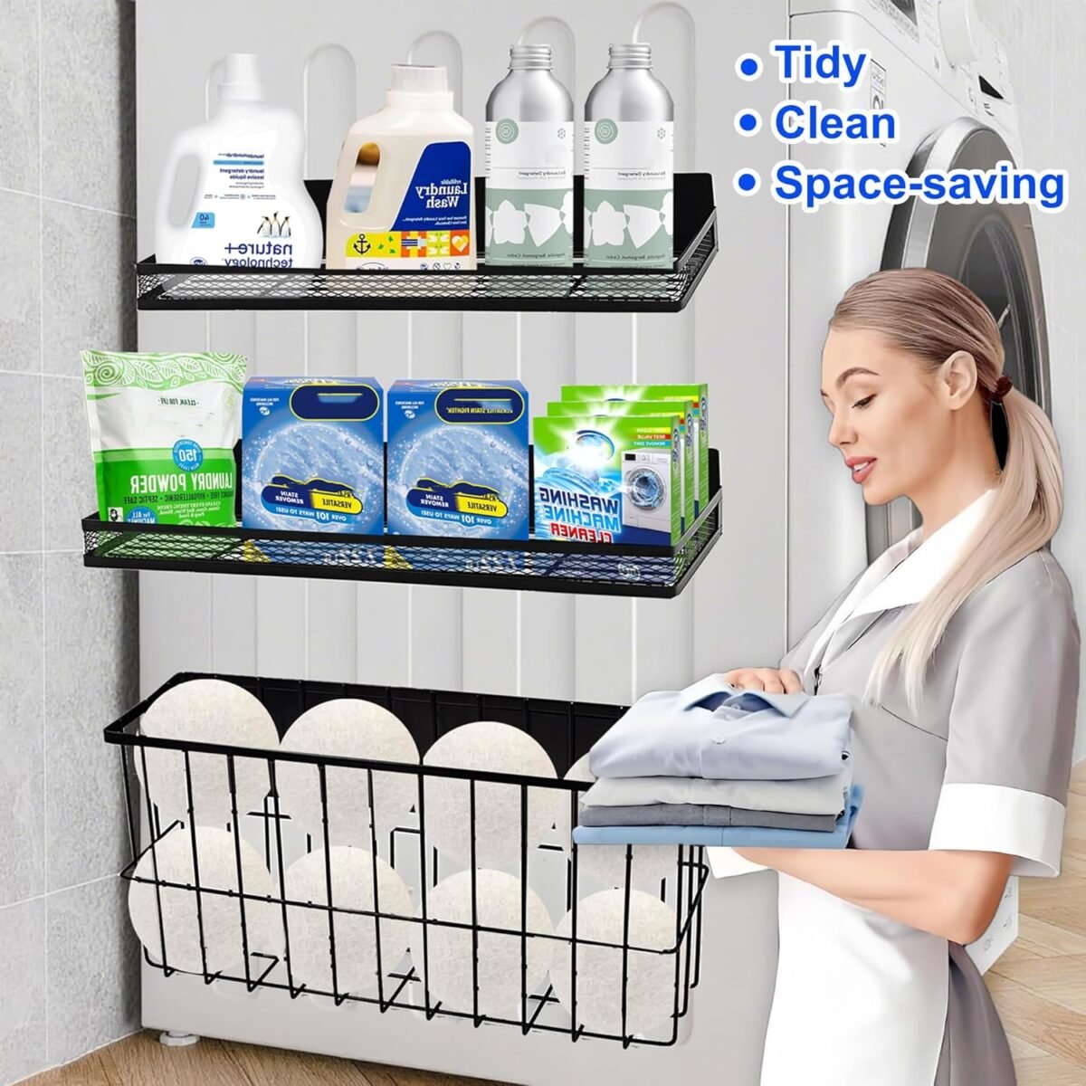 1753545427 3 pack magnetic shelves and dryer ball holder with 4 removable hooks f.jpg