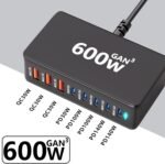 1753929760 600w usb c gan iii fast charger 8 port usb charging station with dual.jpg