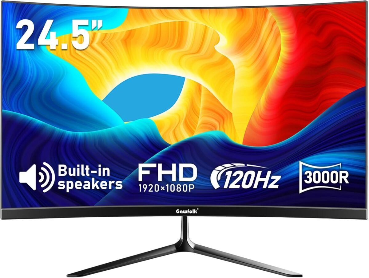 24.5 inch gaming curved monitor built in speakers 3000r 120hz pc scre.jpg