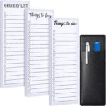 3 packs magnetic refrigerator note pads with fridge pen holder grocer.jpg