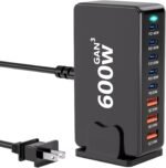 600w usb c gan iii fast charger 8 port usb charging station with dual.jpg