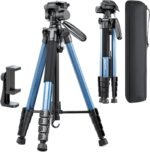 74 camera tripod navy blue professional aluminum heavy duty tripod s.jpg