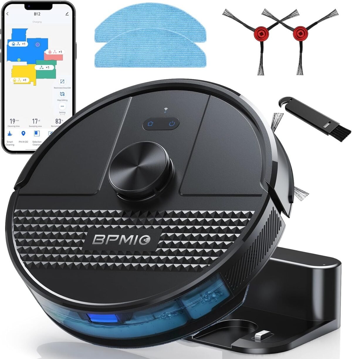 Bpmio robot vacuum and mop combo 4500pa max suction with lidar navigat.jpg