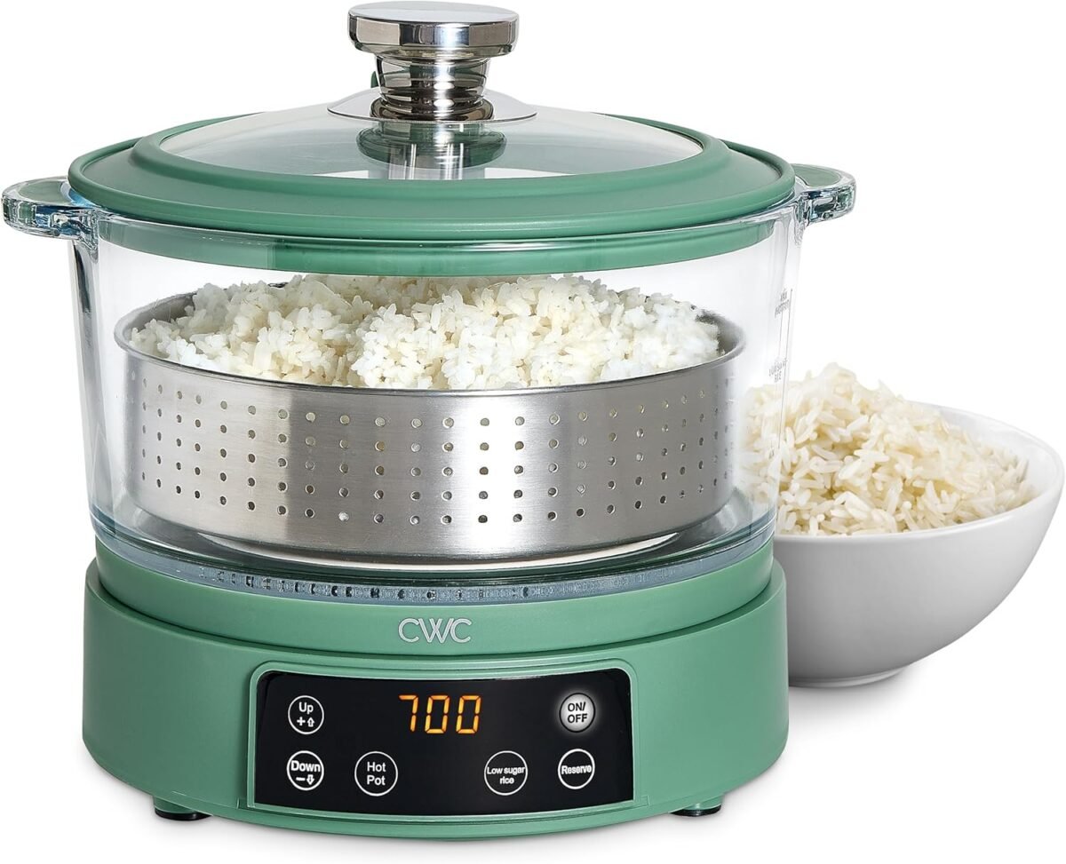 Cook with color 3l glass low carb rice cooker makes 6 cups low sugar.jpg