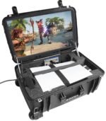 Case club gaming station fits ps5. comes with built in 24 1080p monit.jpg