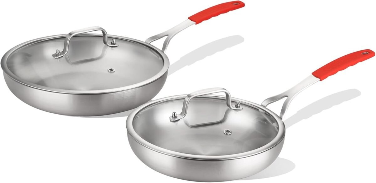 Delarlo tri ply stainless steel frying pan set with lid 8 10 inducti.jpg