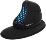 Delux seeker wireless ergonomic vertical mouse with oled screen bt an.jpg