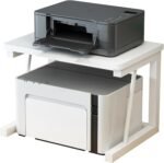 Desktop printer stand 2 tier wood rustic printer shelf for 3d laser.jpg